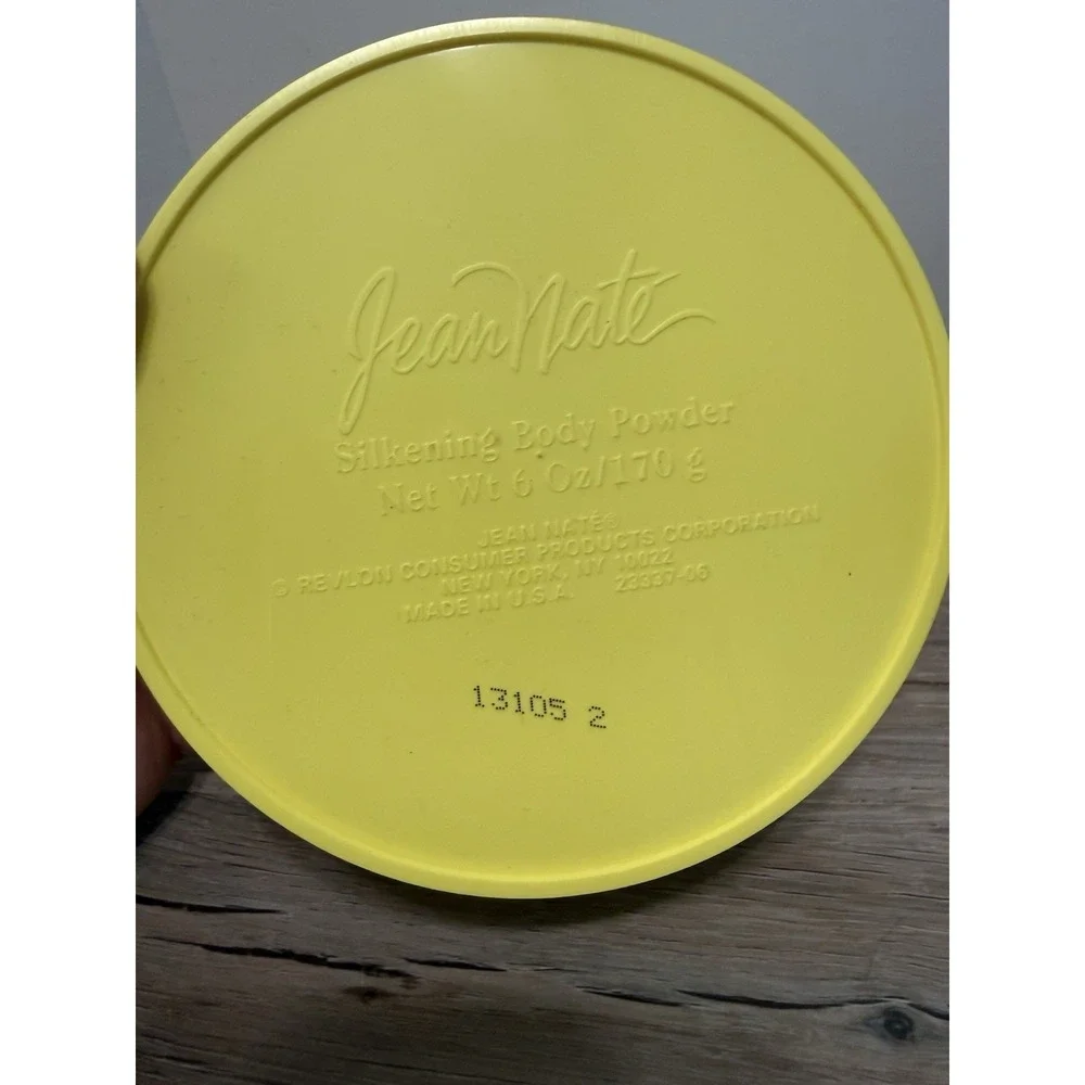 Vintage Jean Nate Silkening Body Powder Original w/Puff 6oz New By Revlon Sealed